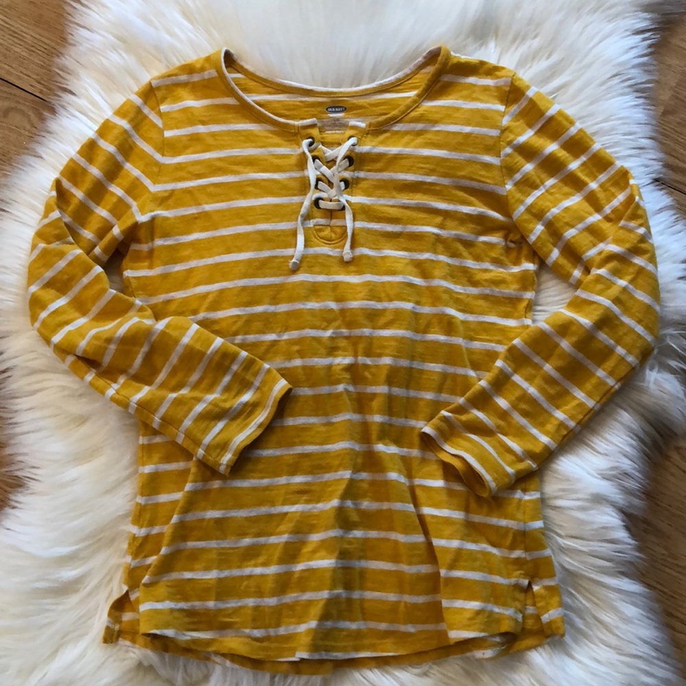 Yellow Long Sleeve Tee Shirt